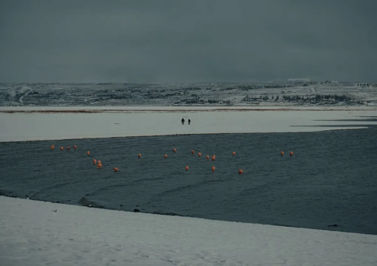 frozen lake