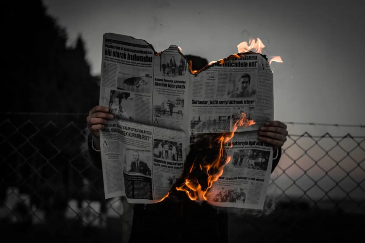burning cinema