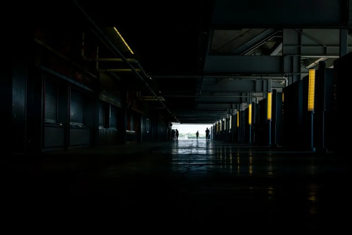 dark hallway