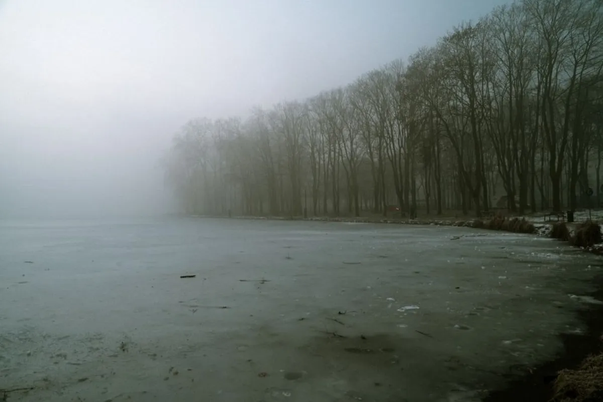 frozen lake