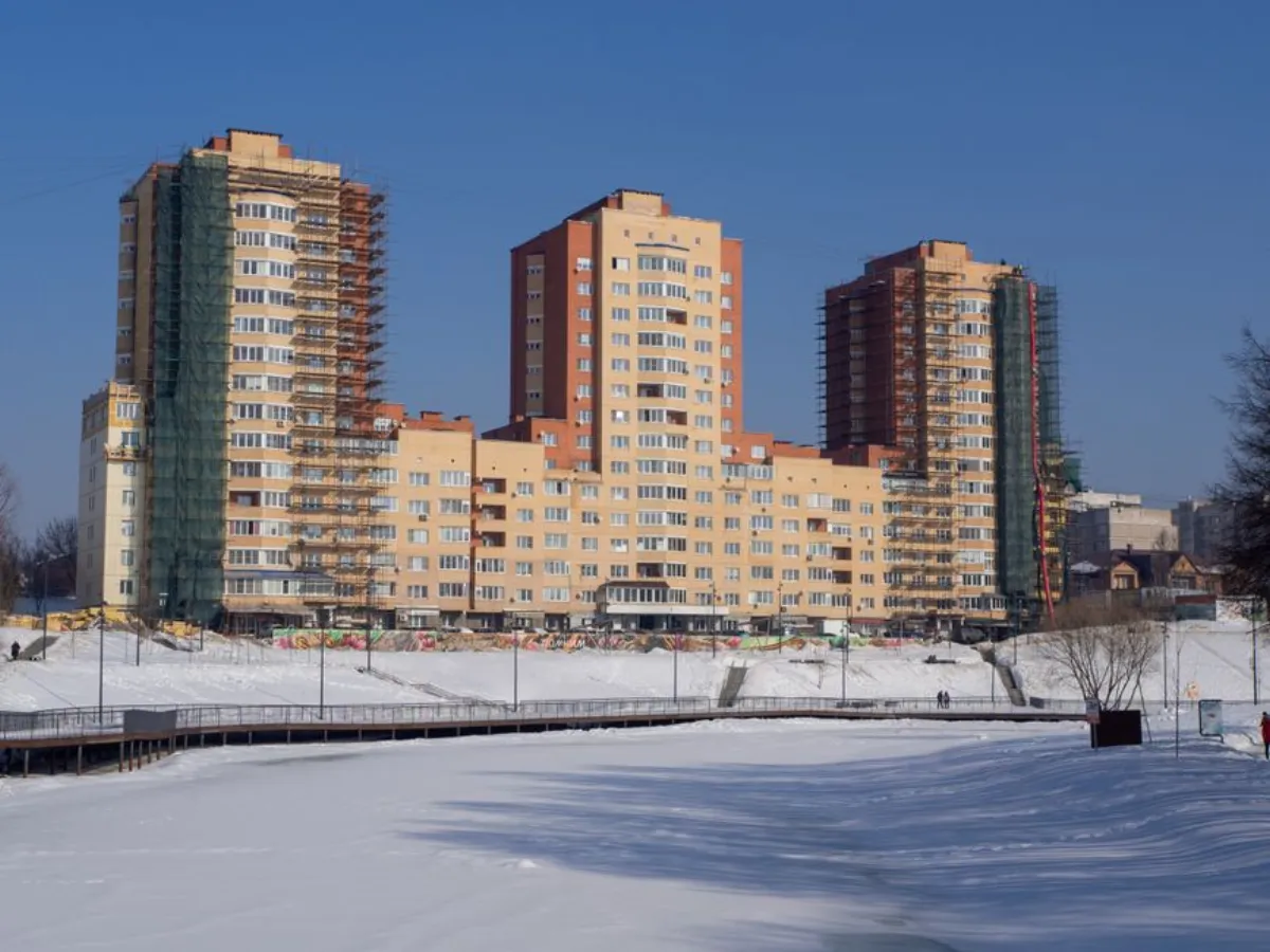 frozen city