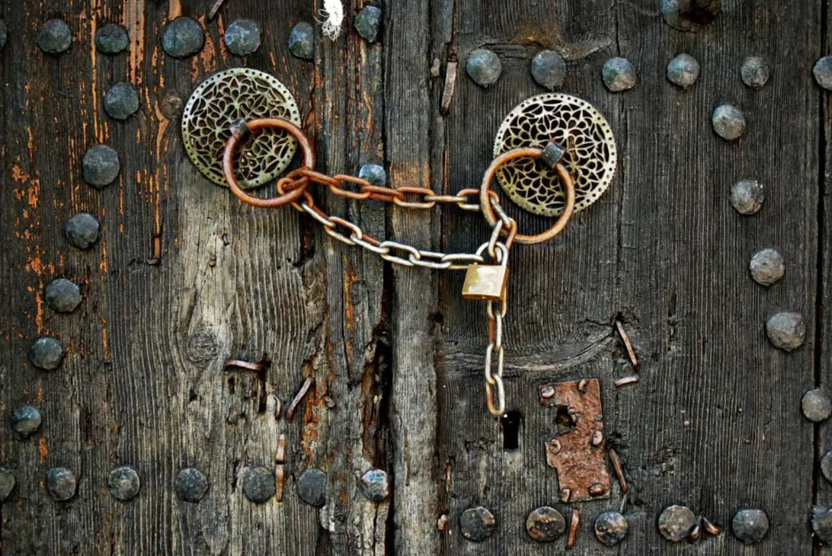 locked door
