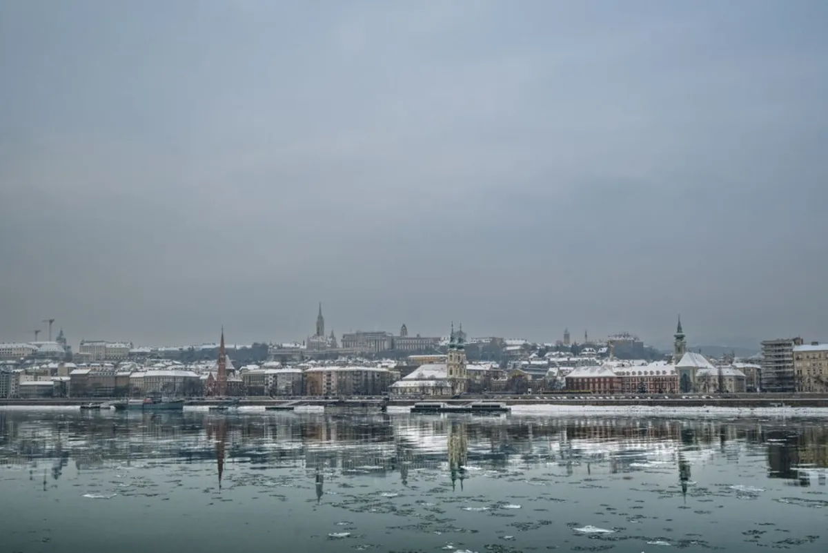 frozen city
